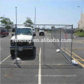 Plastic base galvanized Low carbon steel temporary fence(factory)
